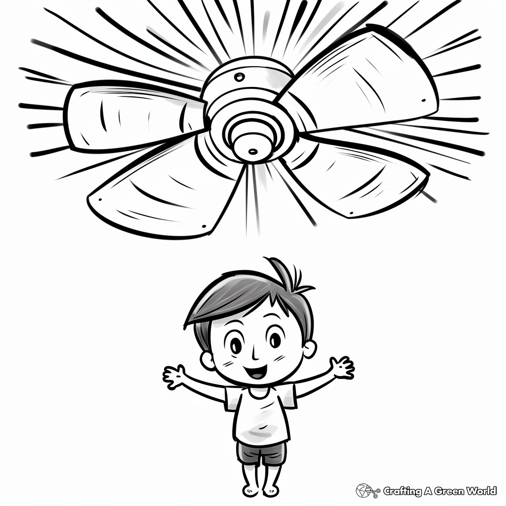 Fan Coloring Pages Free Printable 