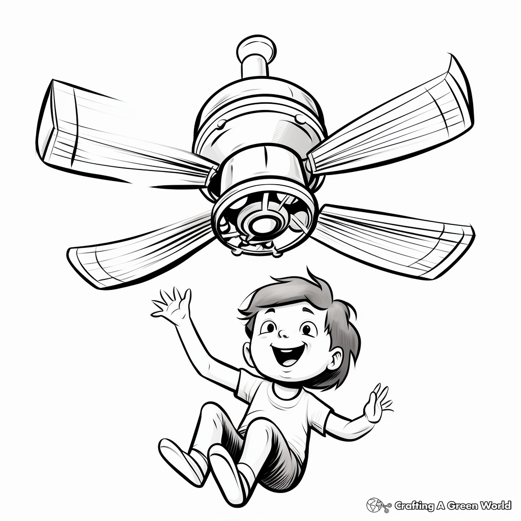 Fan Coloring Pages Free Printable 