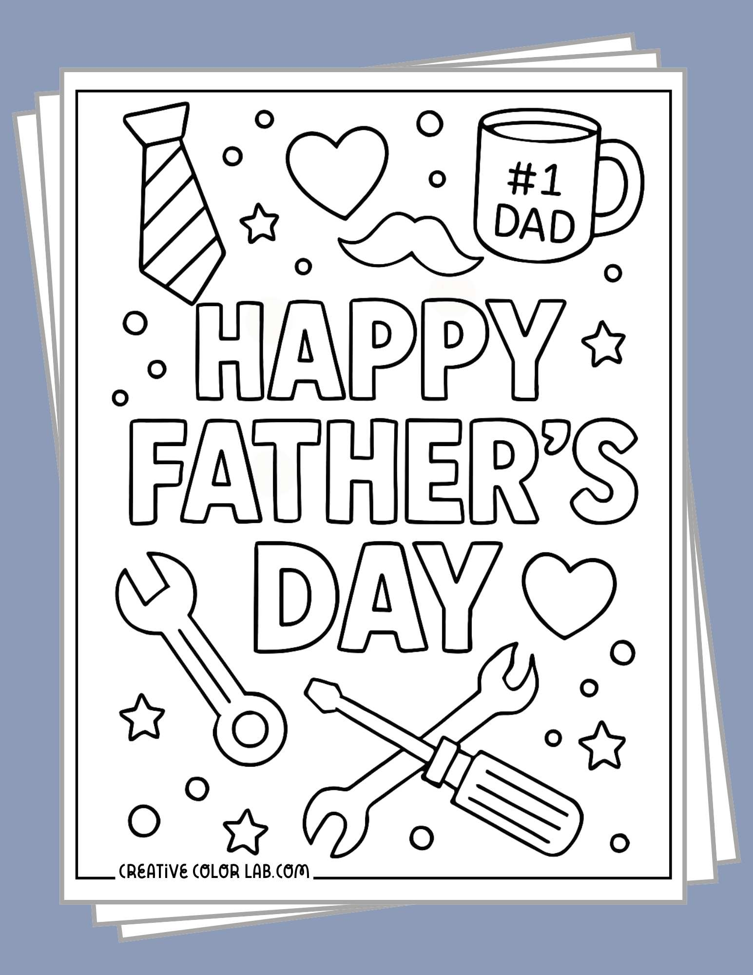 Father 39 s Day Coloring Pages Free PDF Printables