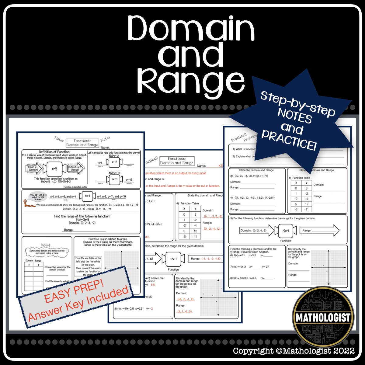 Finding Domain And Range Easy Instruction And Practice Made By Finding Domain And Range Easy Instruction And Practice Made By
