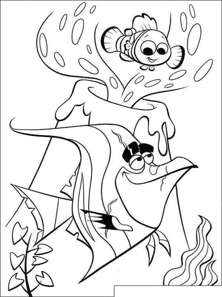 Finding Nemo Coloring Pages Finding Nemo Coloring Pages