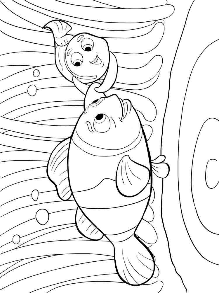 Finding Nemo Coloring Pages Finding Nemo Coloring Pages