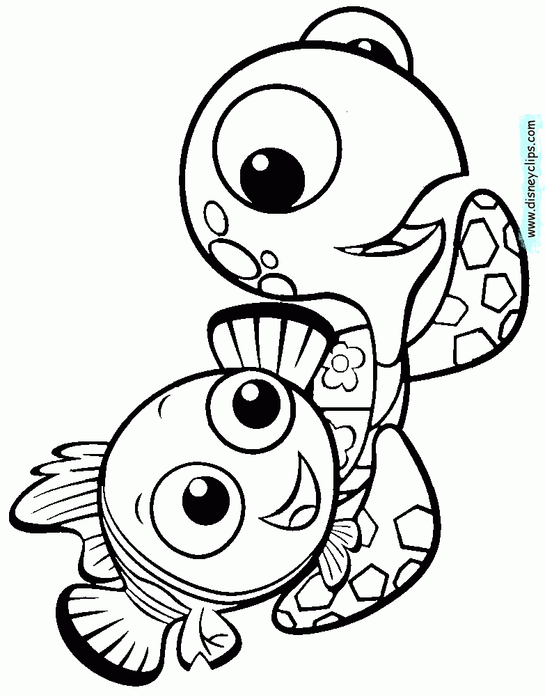 Finding Nemo Printable Coloring Pages
