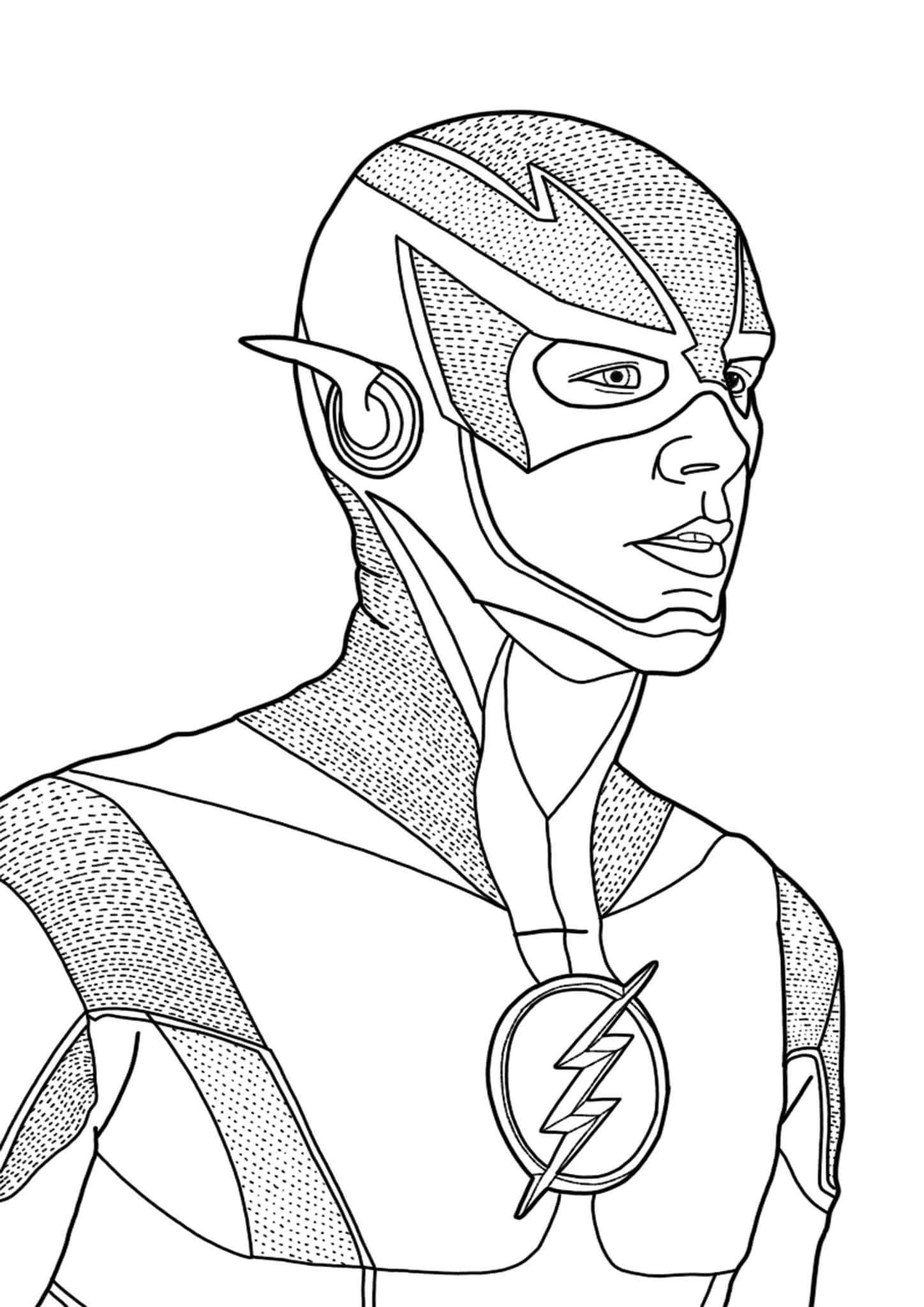 Flash Coloring Pages Printable Flash Coloring Pages Printable