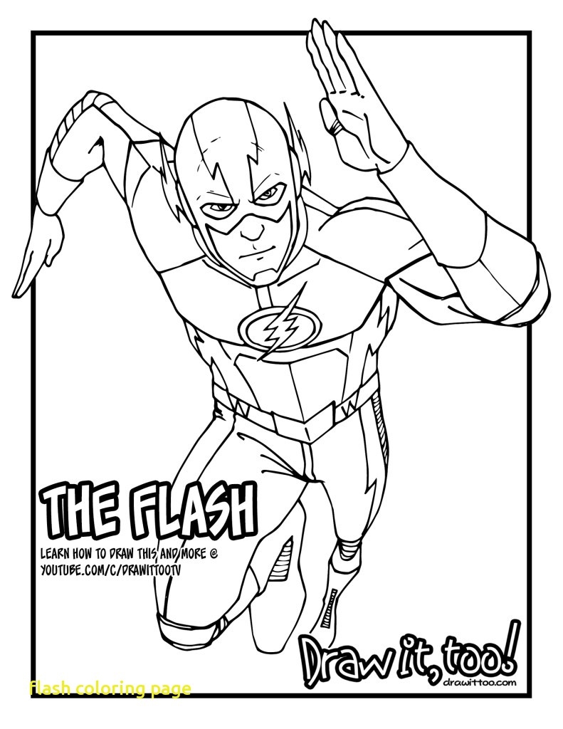flash coloring pages flash coloring pages