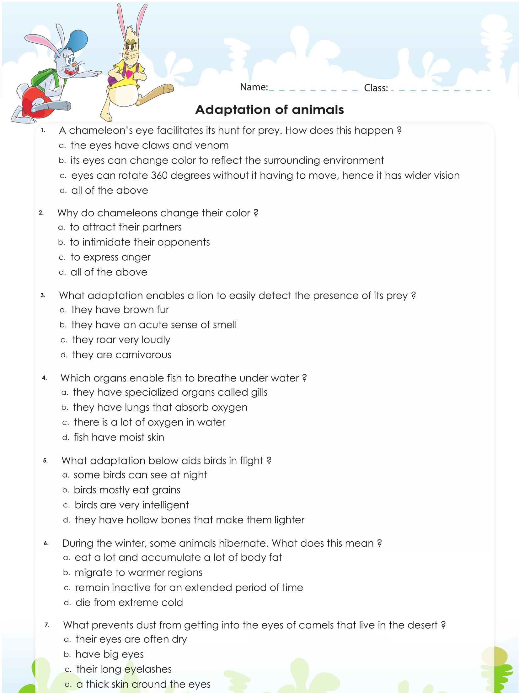 Fourth Grade Science Worksheet For 4th Grade Lesson Planet Fourth Grade Science Worksheet For 4th Grade Lesson Planet