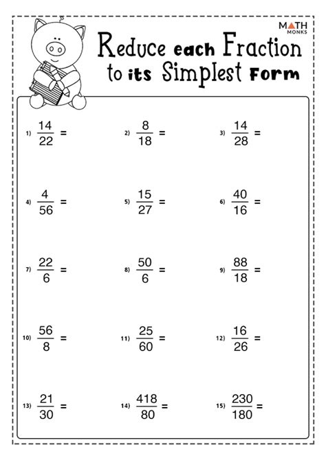 Fraction Simplification Worksheet Worksheets Library