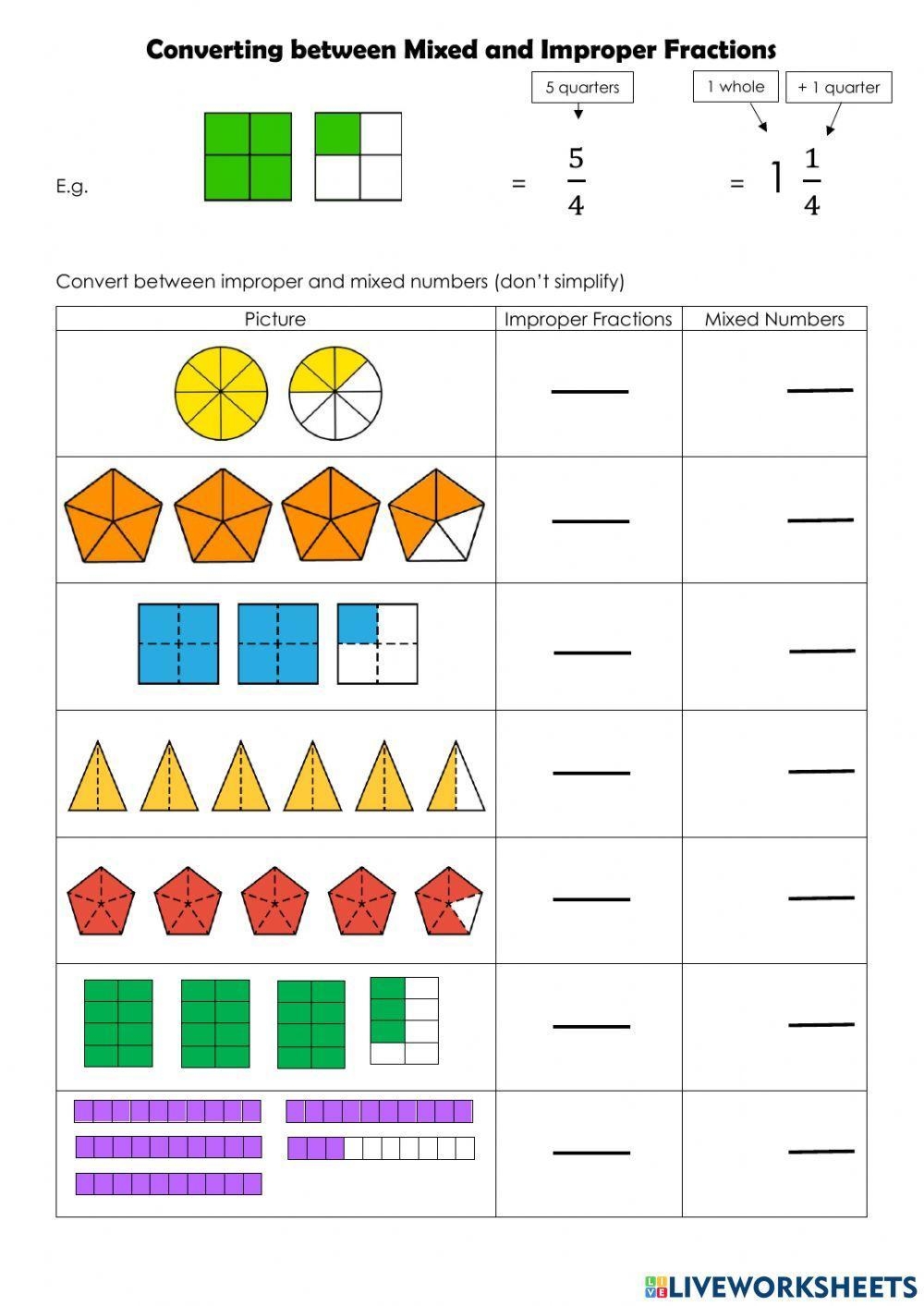 Fractions Grade 3 Worksheets Fractions Grade 3 Worksheets