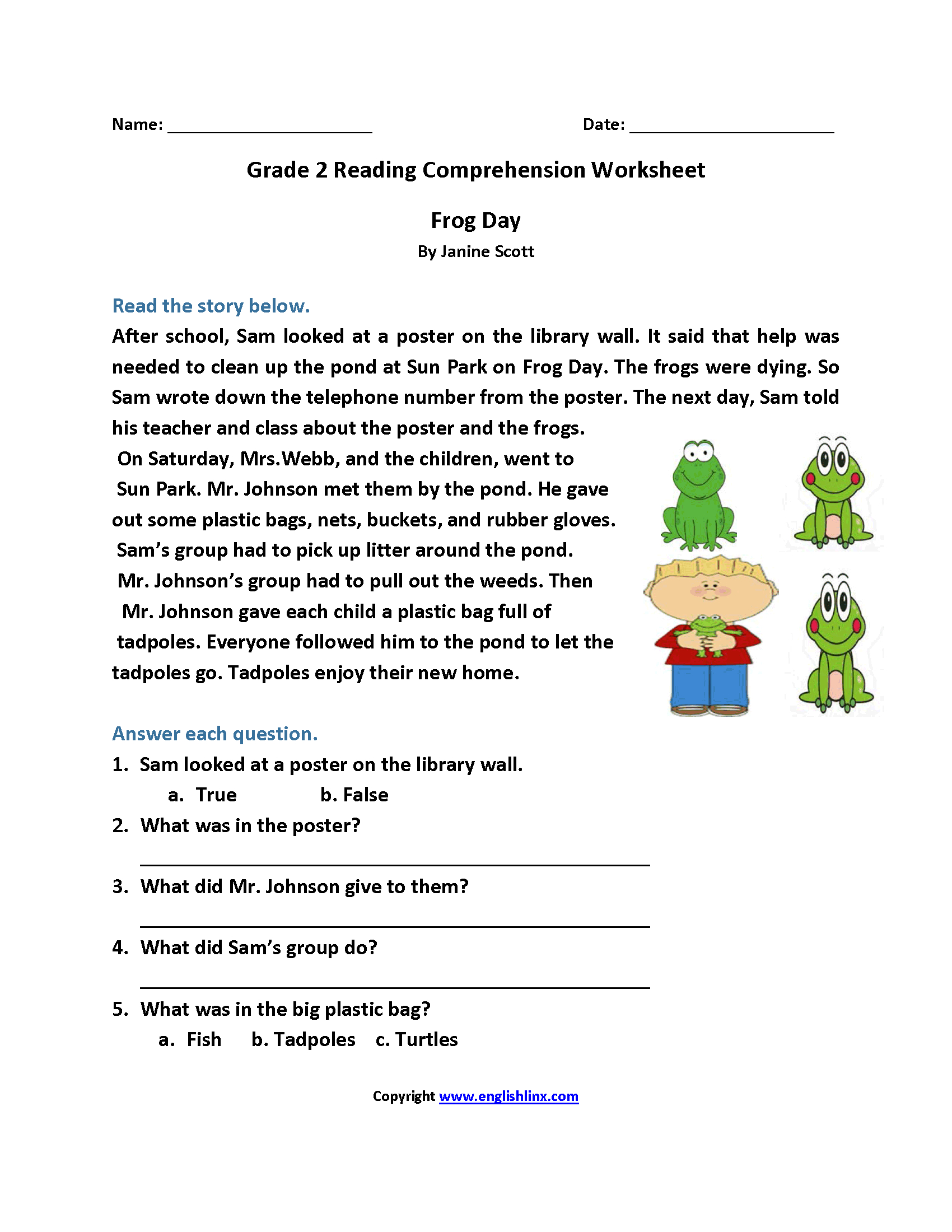 2nd grade comprehension worksheets 2nd grade comprehension worksheets