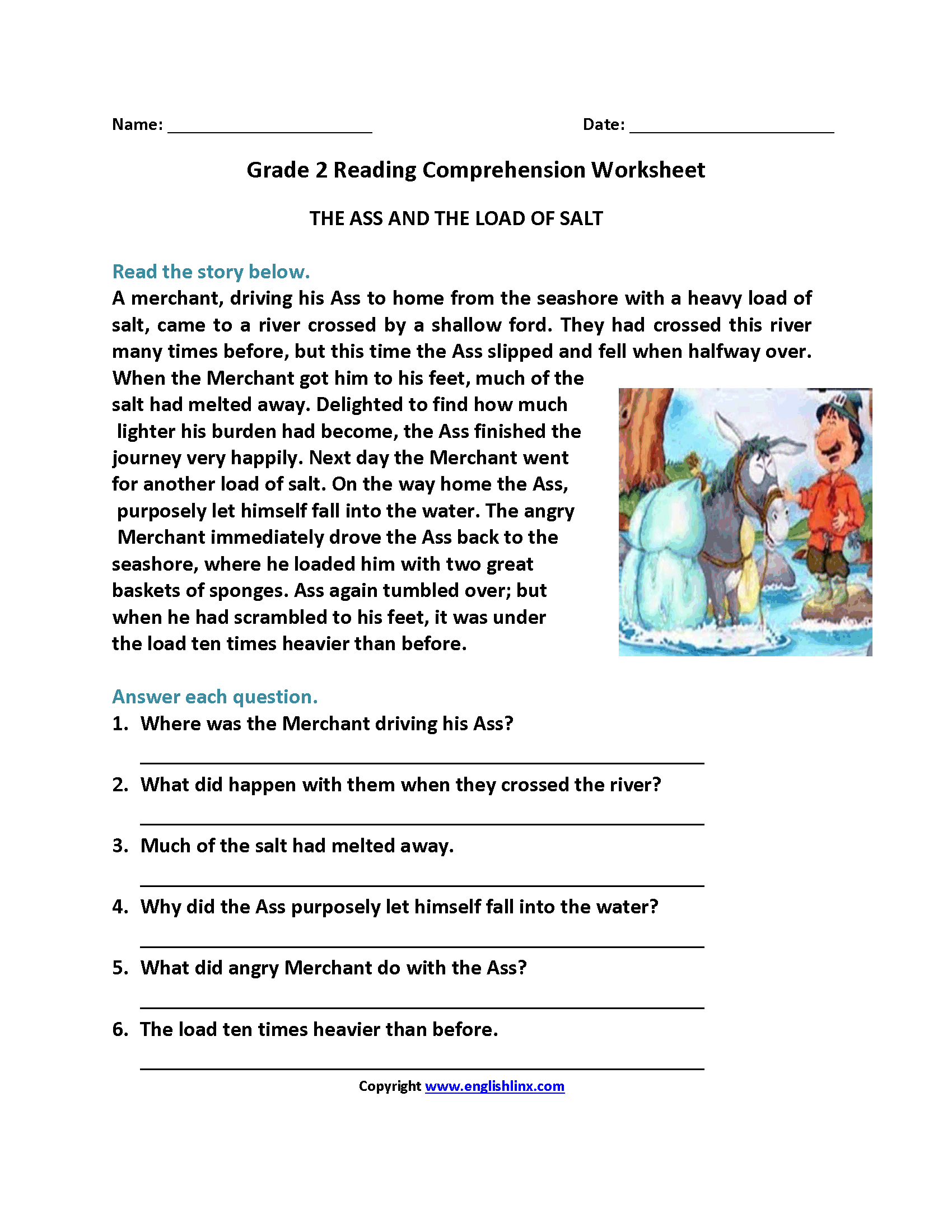 Free 2nd Grade Reading Comprehension Worksheets Multiple Choice Free 2nd Grade Reading Comprehension Worksheets Multiple Choice