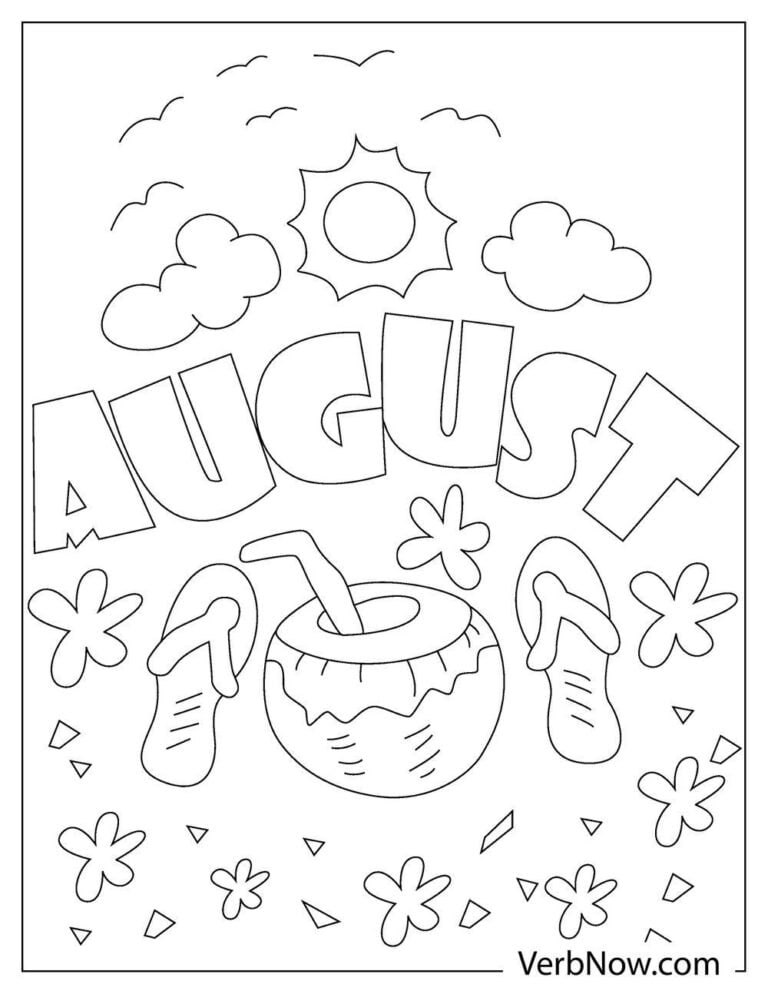 Free AUGUST Coloring Pages For Download Printable PDF Free AUGUST Coloring Pages For Download Printable PDF