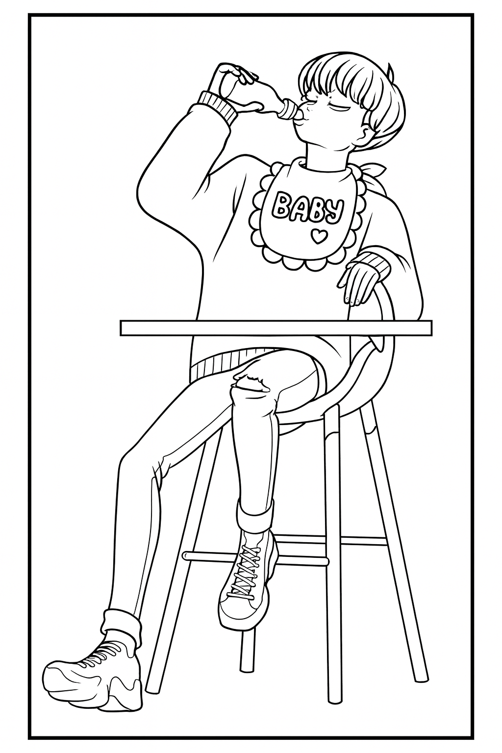 Free Baby Saja Spicy Challenge Winner Coloring Pages Printable PDF Free Baby Saja Spicy Challenge Winner Coloring Pages Printable PDF