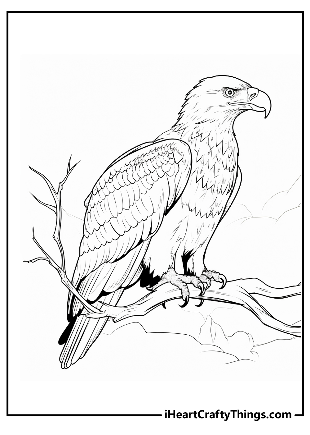 Free Bald Eagle Coloring Pages Free Bald Eagle Coloring Pages