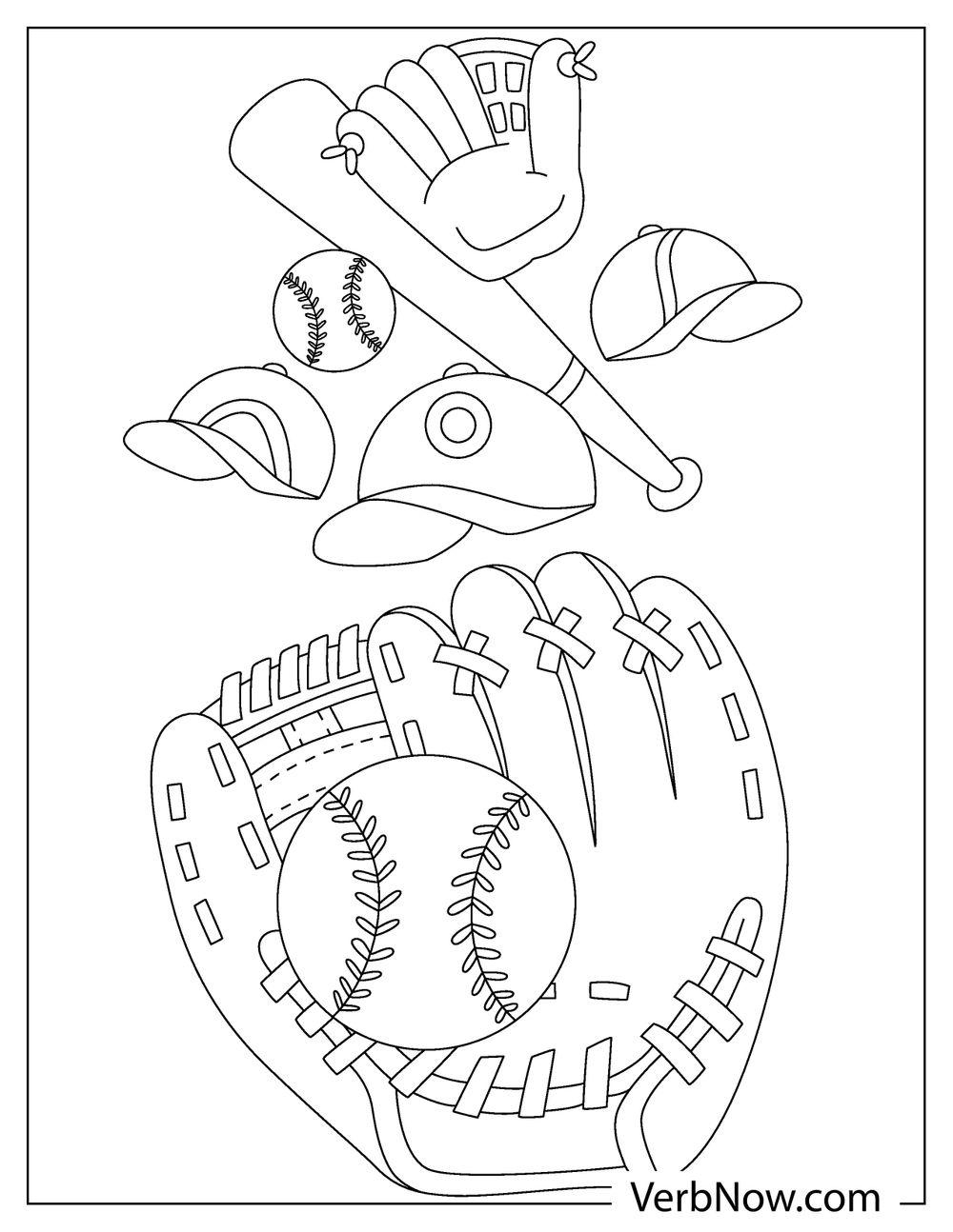 Free BASEBALL Coloring Pages For Download Printable PDF Free BASEBALL Coloring Pages For Download Printable PDF