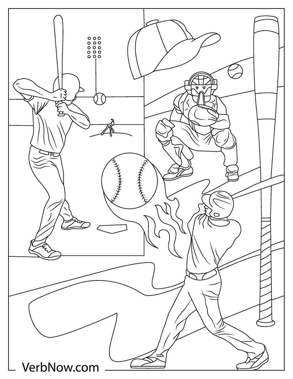 Free BASEBALL Coloring Pages For Download Printable PDF Free BASEBALL Coloring Pages For Download Printable PDF