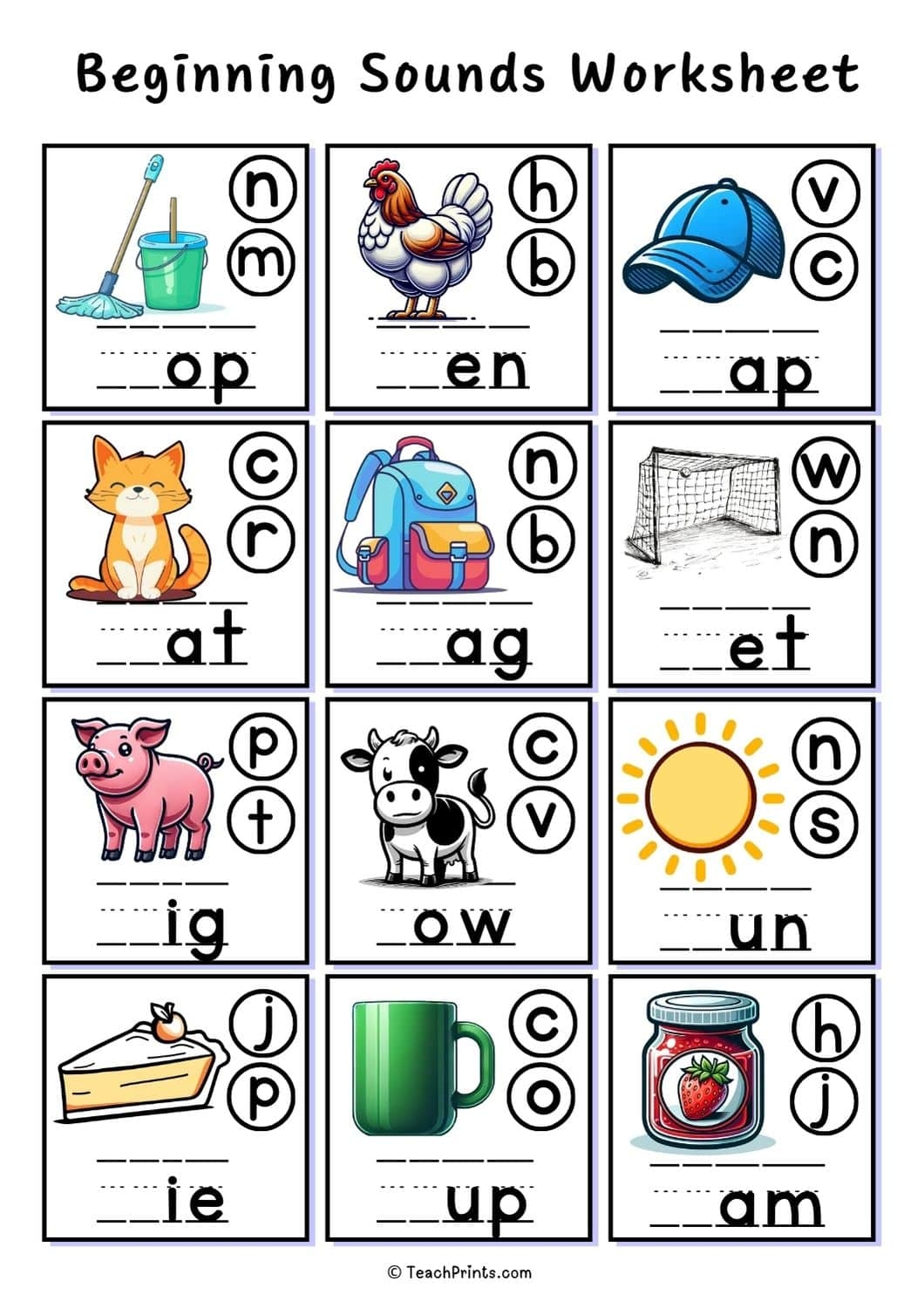 beginning sounds worksheets beginning sounds worksheets