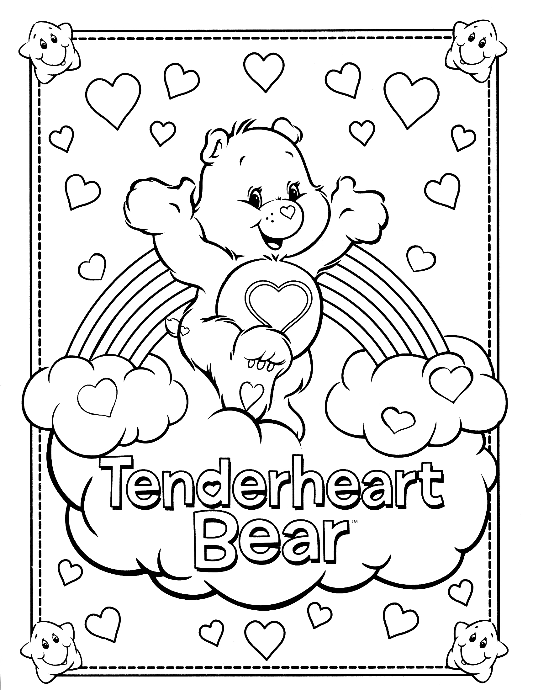 care bears coloring pages care bears coloring pages