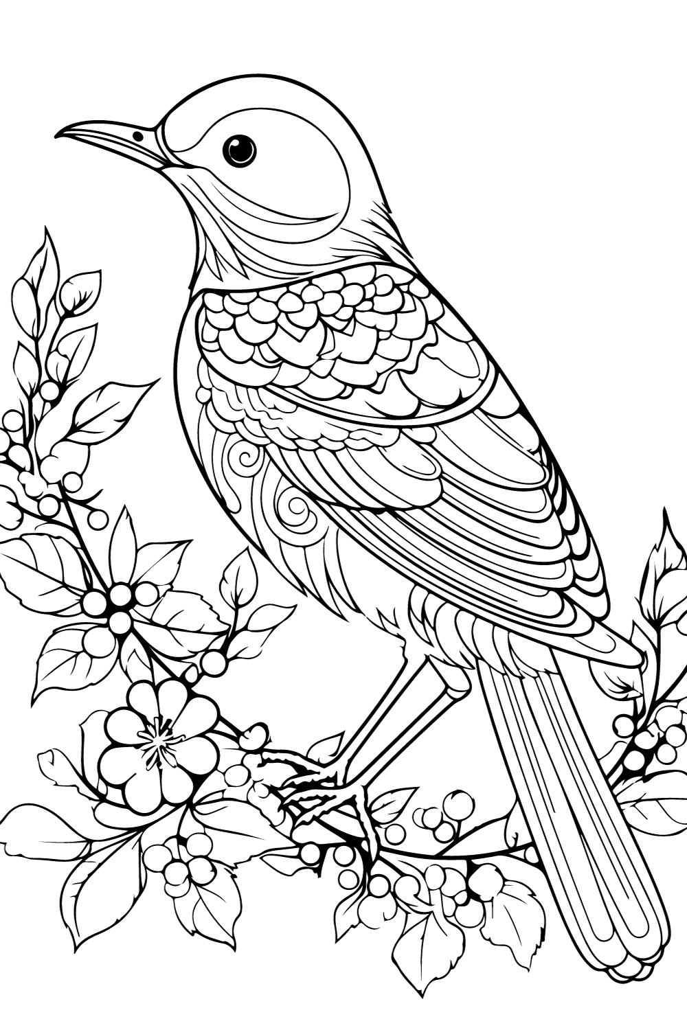Free Coloring Pages Birds