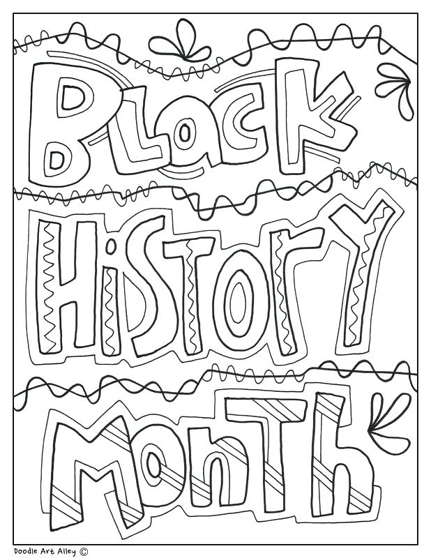 Free Coloring Pages For Black History Month At GetColorings Free 