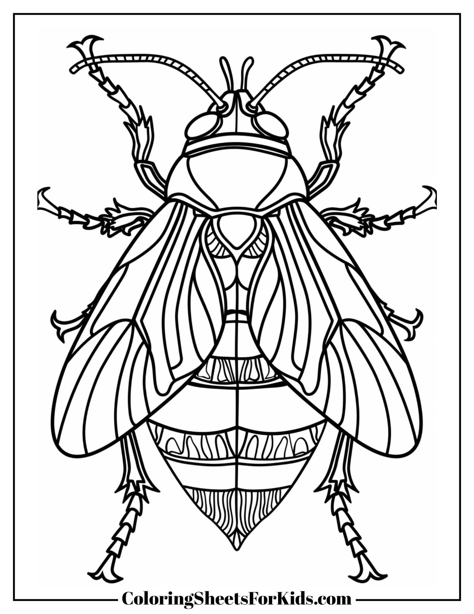 Free Coloring Pages For Kids Insects 2025 Free Coloring Pages For Kids Insects 2025