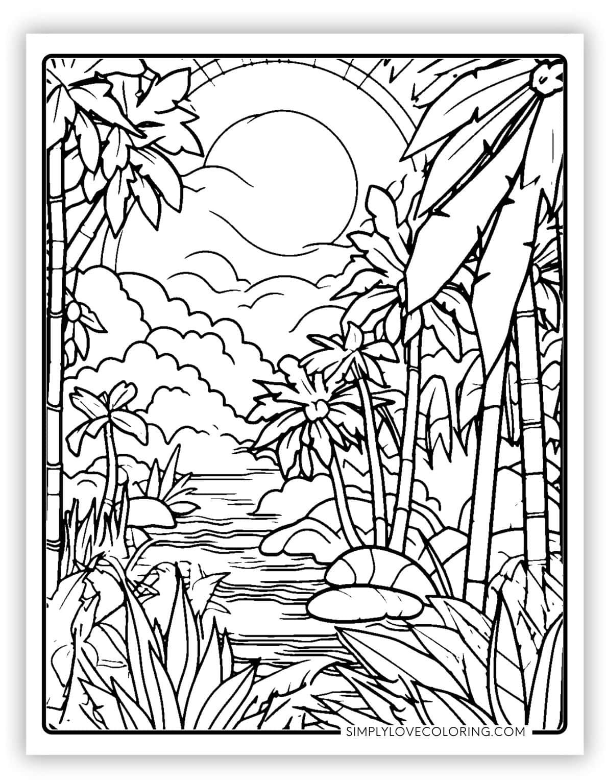 Free Coloring Pages Of Nature