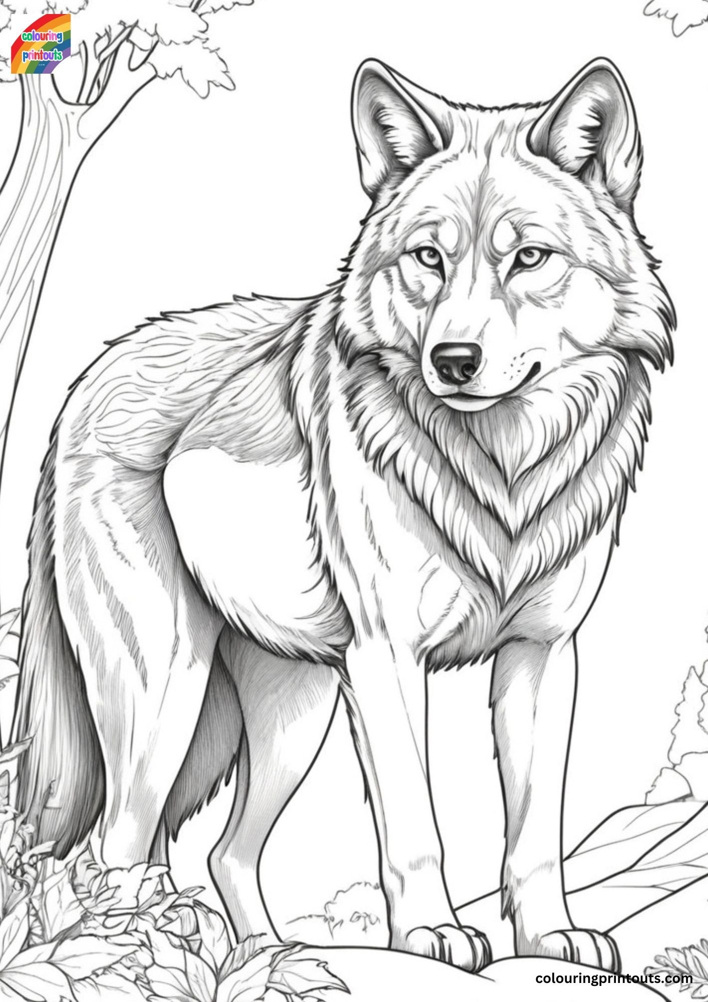Free Coloring Pages Wolves Jenny Printable Free Coloring Pages Wolves Jenny Printable