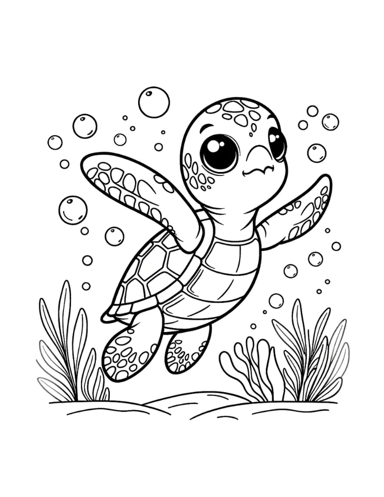 sea turtle coloring page sea turtle coloring page