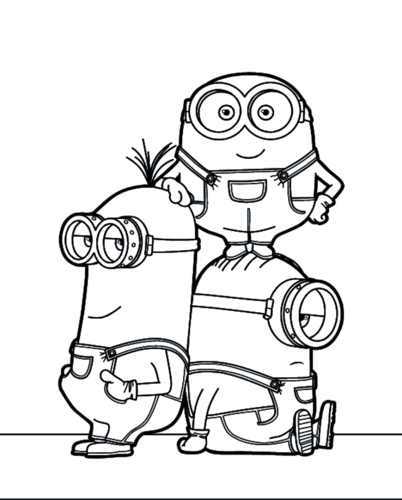minion coloring pages minion coloring pages