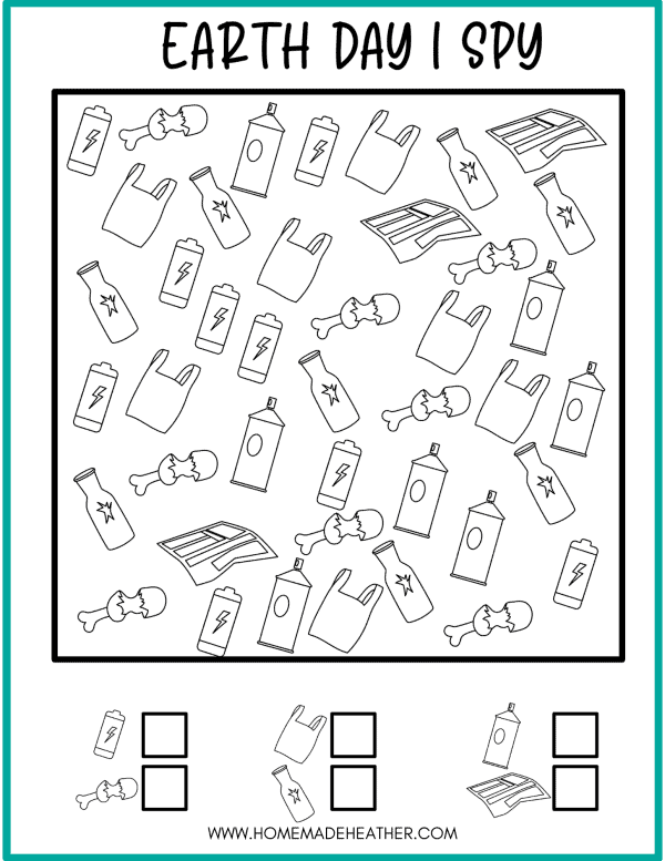 earth day activity worksheets