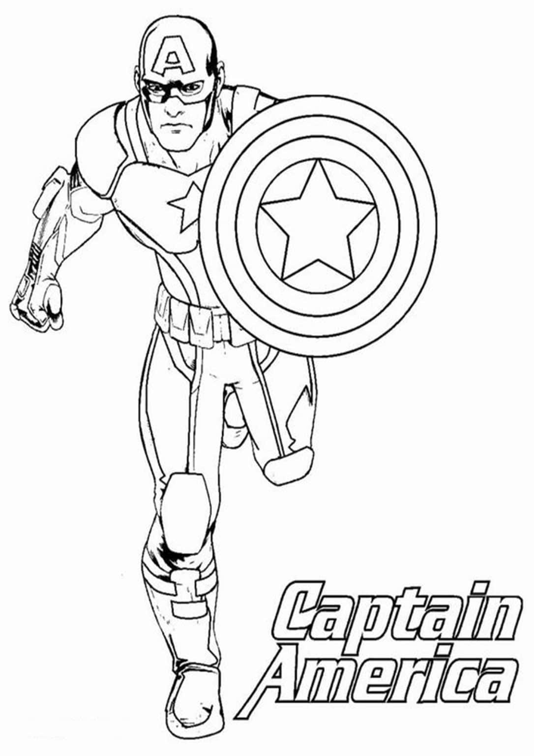 Free Easy To Print Captain America Coloring Pages Tulamama Free Easy To Print Captain America Coloring Pages Tulamama