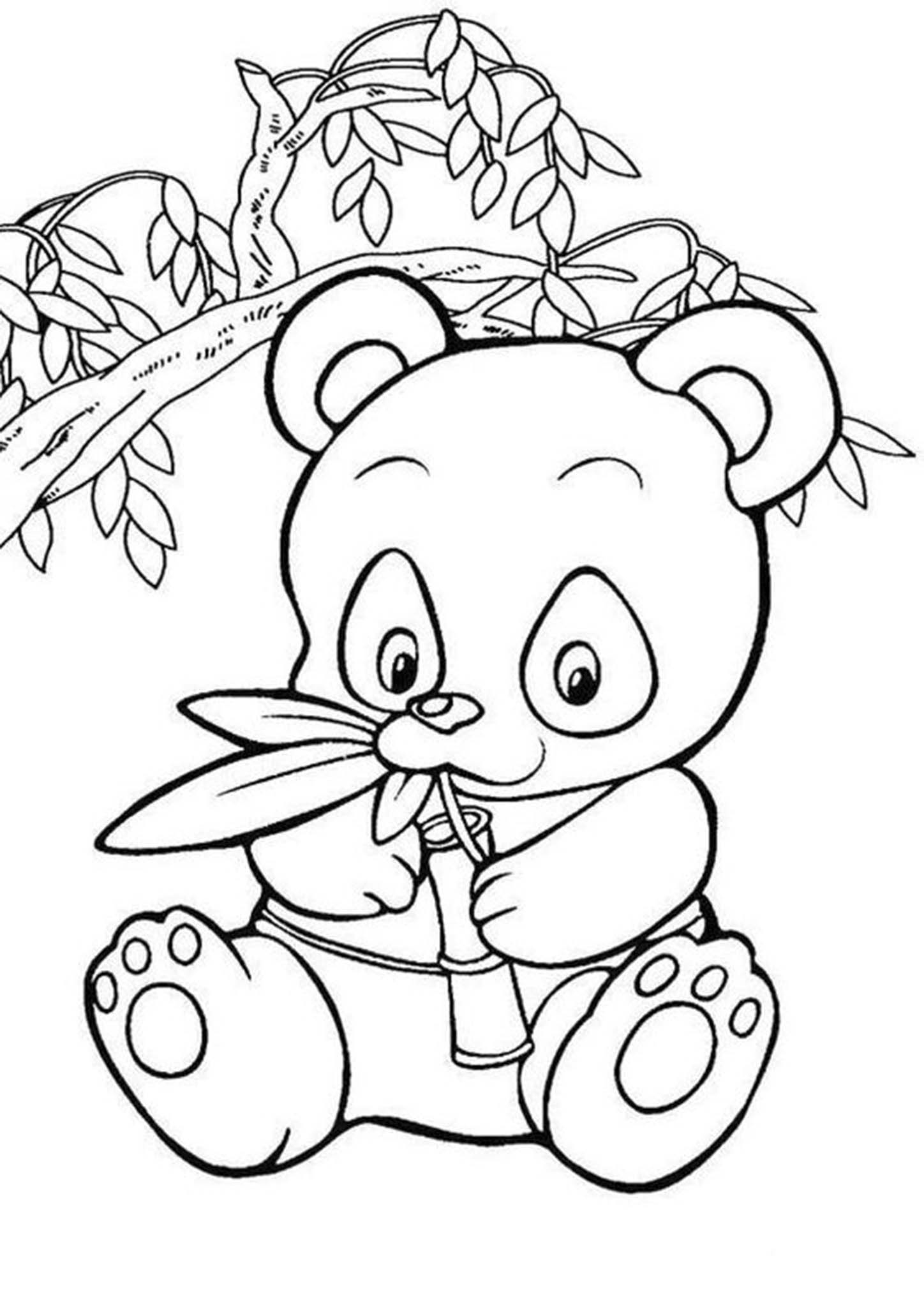 Free Easy To Print Panda Coloring Pages Tulamama Free Easy To Print Panda Coloring Pages Tulamama