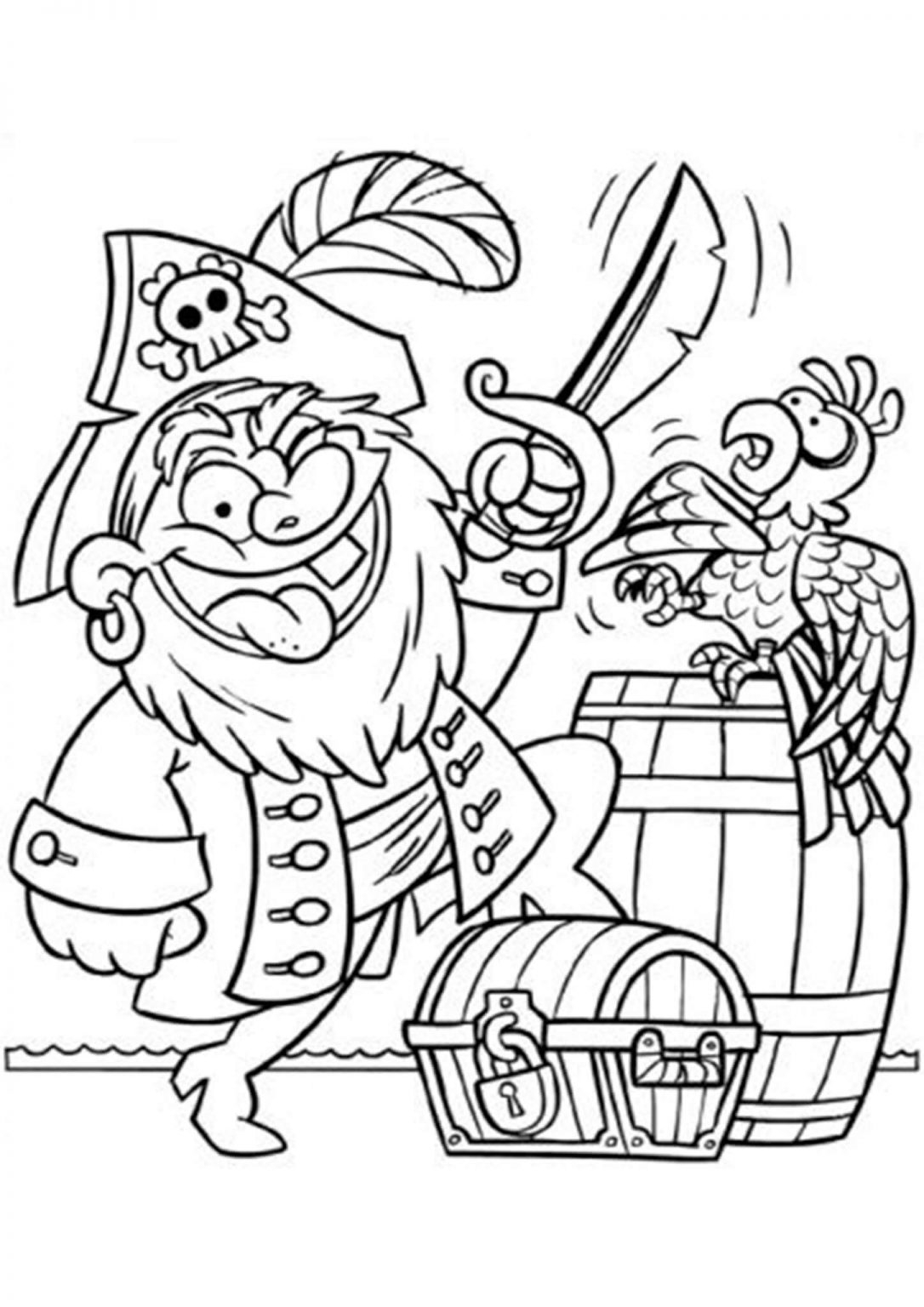 Free Easy To Print Pirate Coloring Pages Tulamama