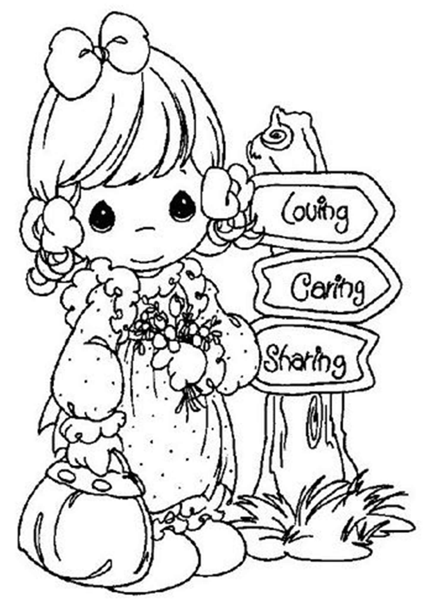 Free Easy To Print Precious Moments Coloring Pages Tulamama Free Easy To Print Precious Moments Coloring Pages Tulamama
