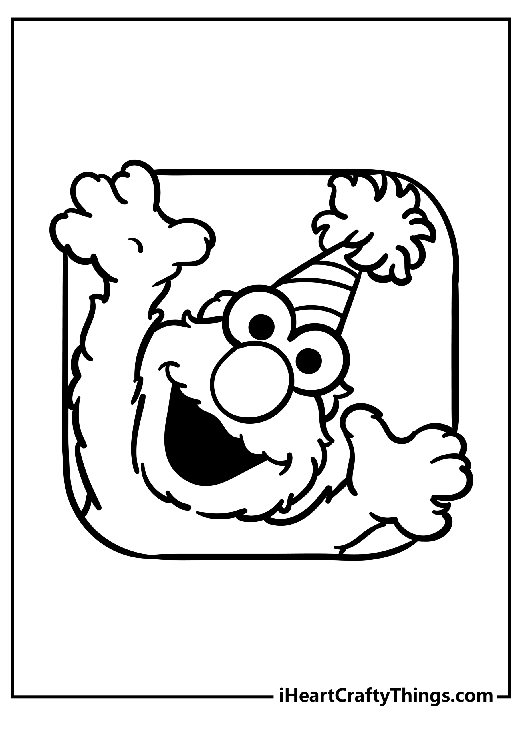 Free Elmo Coloring Pages Unleash Your Child 39 s Creativity With The 