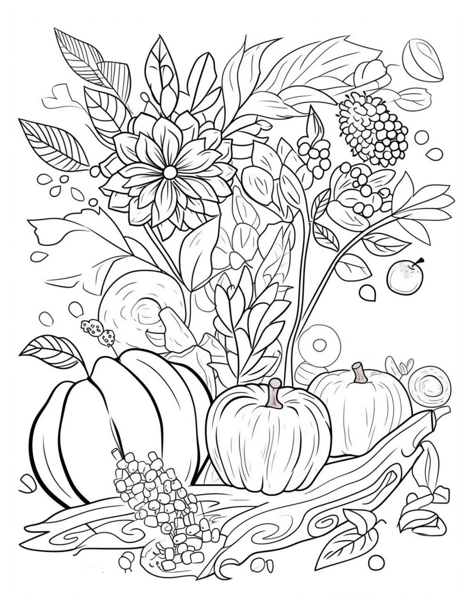 Free Fall Coloring Pages Free Fall Coloring Pages
