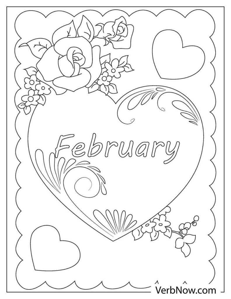 Free FEBRUARY Coloring Pages For Download Printable PDF Free FEBRUARY Coloring Pages For Download Printable PDF