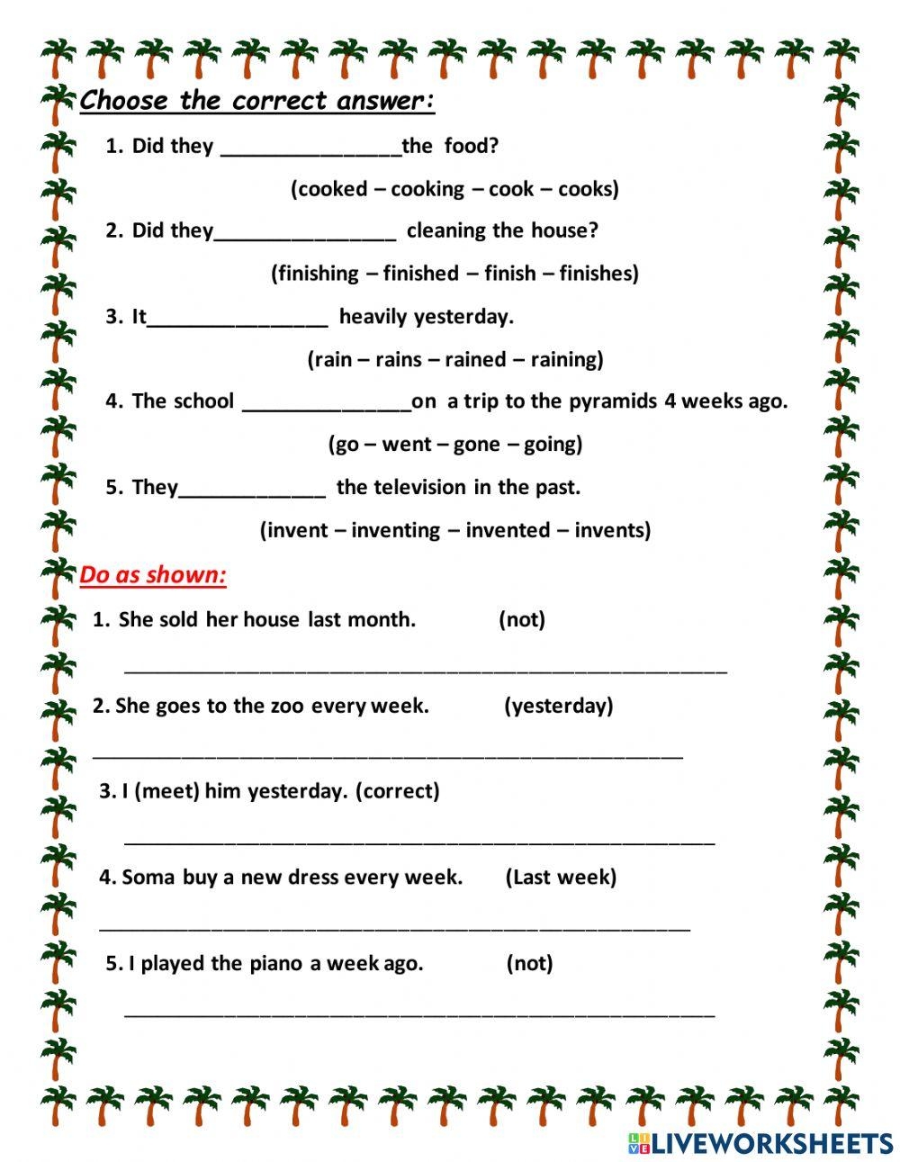 Free Fourth Grade Grammar Worksheet Download Free Fourth Grade Grammar 