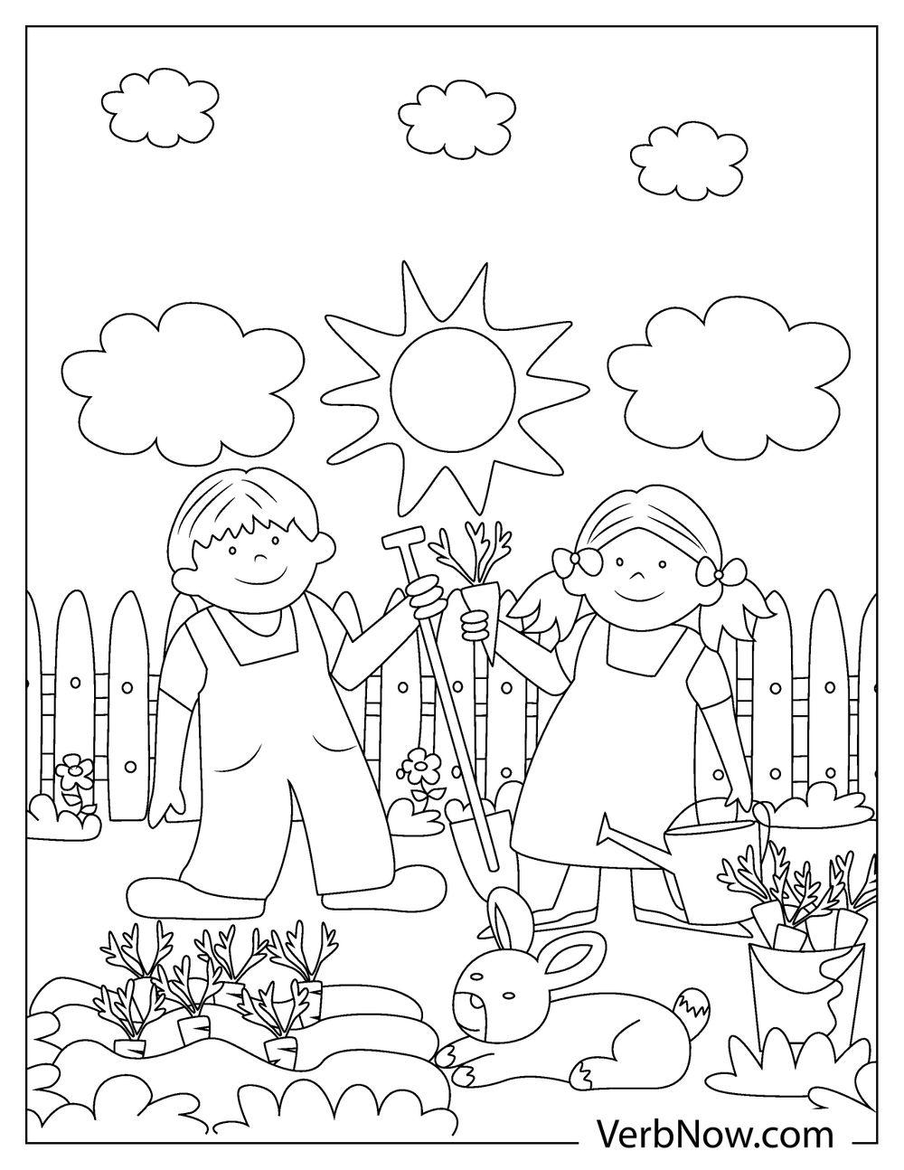 Free GARDEN Coloring Pages For Download Printable PDF Free GARDEN Coloring Pages For Download Printable PDF