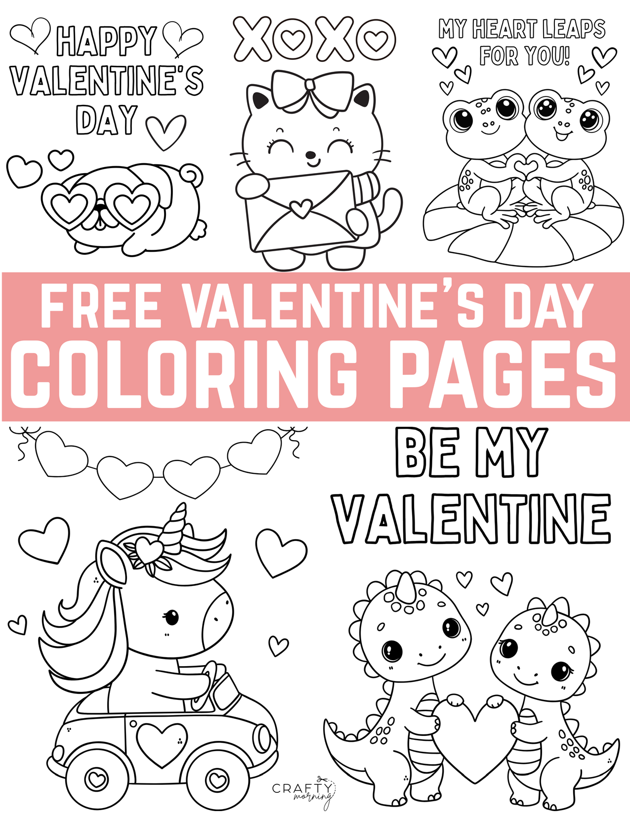 Free Happy Valentines Day Coloring Pages 2025 Free Happy Valentines Day Coloring Pages 2025