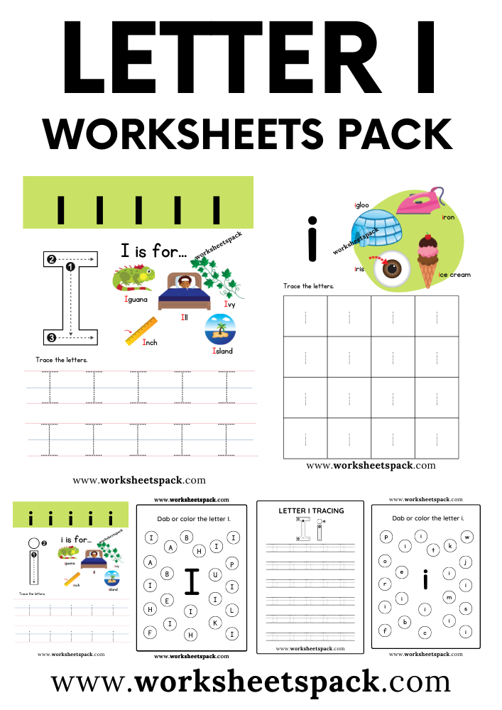 letter i worksheet