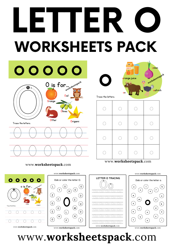 Free Letter O Printable Worksheets PDF Worksheetspack Free Letter O Printable Worksheets PDF Worksheetspack