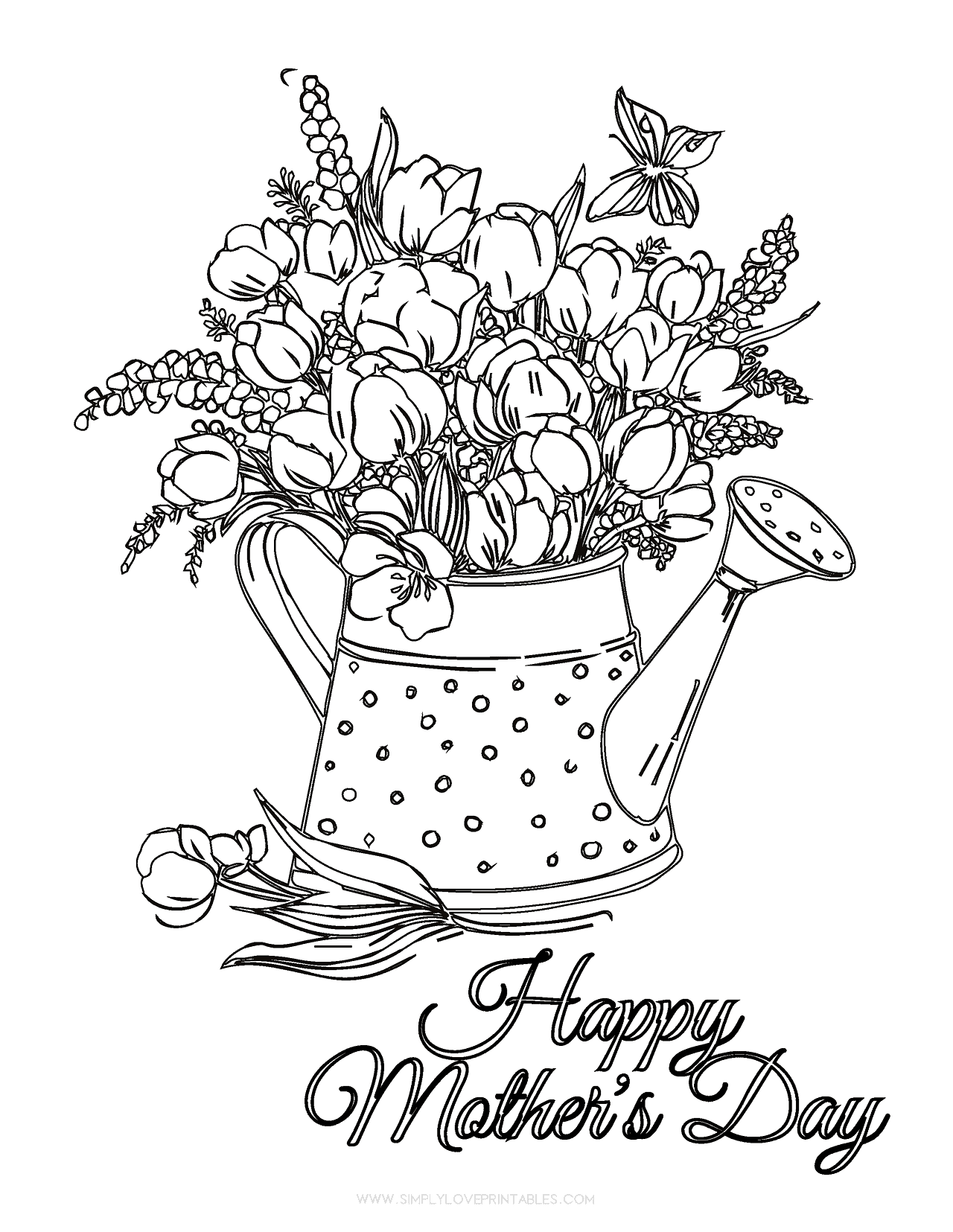 Free Mother 39 s Day Coloring Pages Simply Love Printables