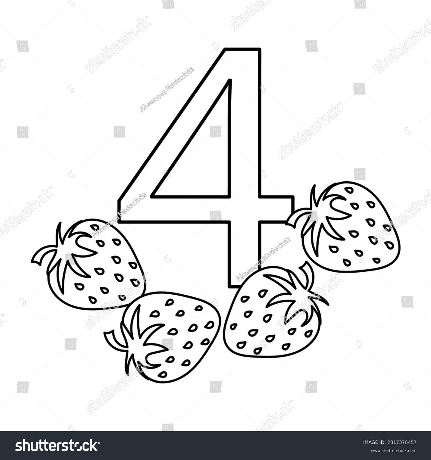 FREE Number 4 Worksheets For Preschool The Hollydog Blog Worksheets 