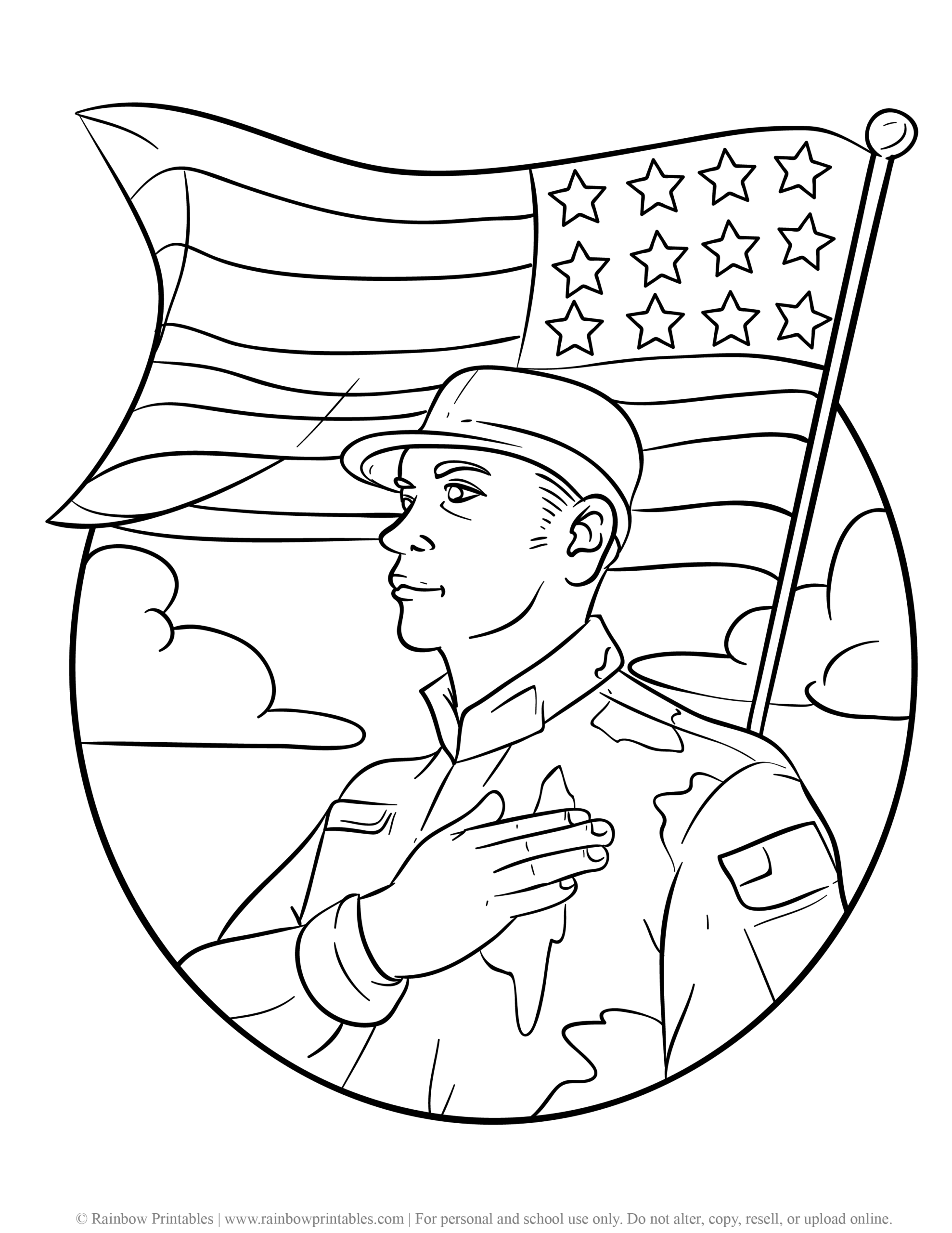 Free Online Army Coloring Pages Free Online Army Coloring Pages