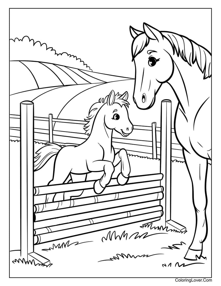 Free Print Out Horse Coloring Pages 2025 