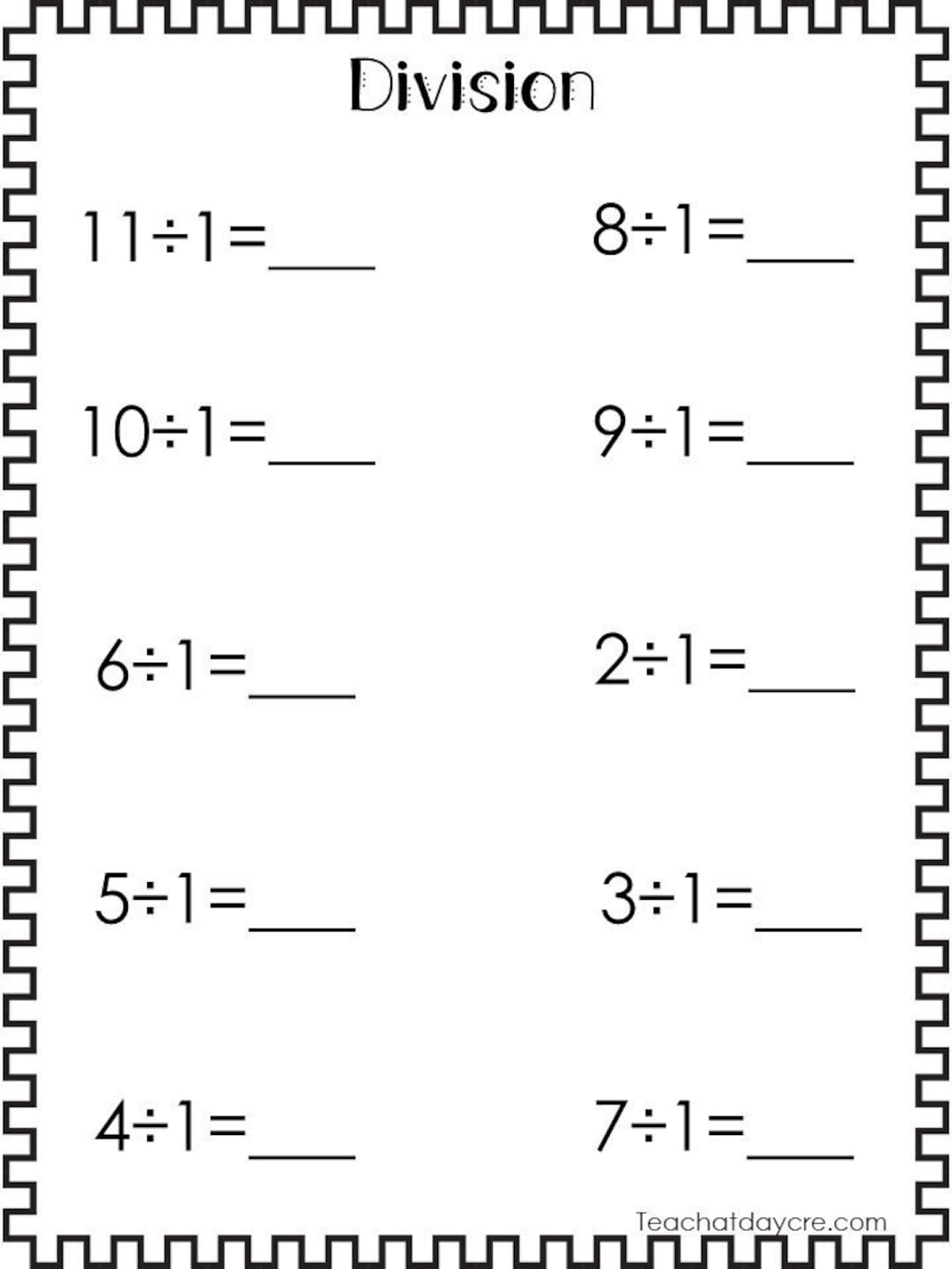 Free Printable 3rd Grade Division Worksheets
