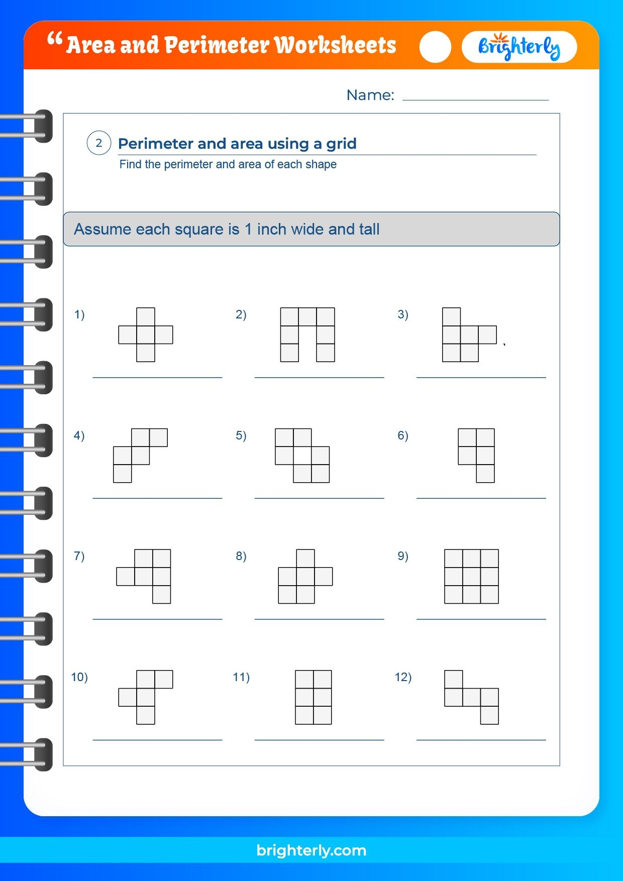 Free Printable Area And Perimeter Worksheets For Kids PDFs Brighterly
