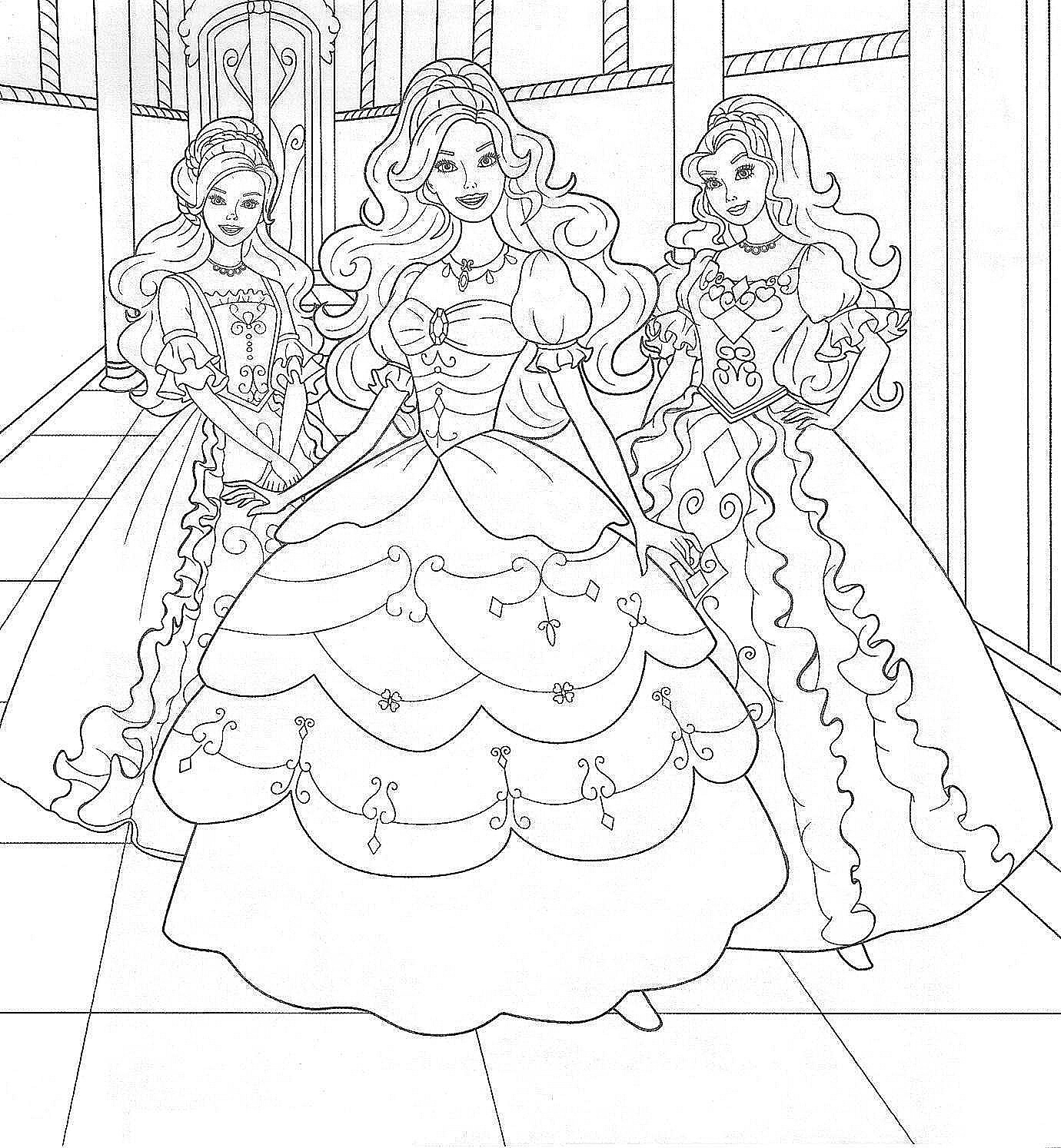 Free Printable Barbie Coloring Pages For Kids Free Printable Barbie Coloring Pages For Kids