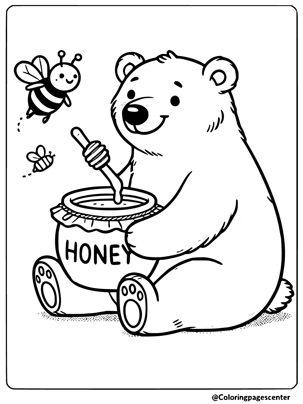 Free Printable Bear Coloring Pages