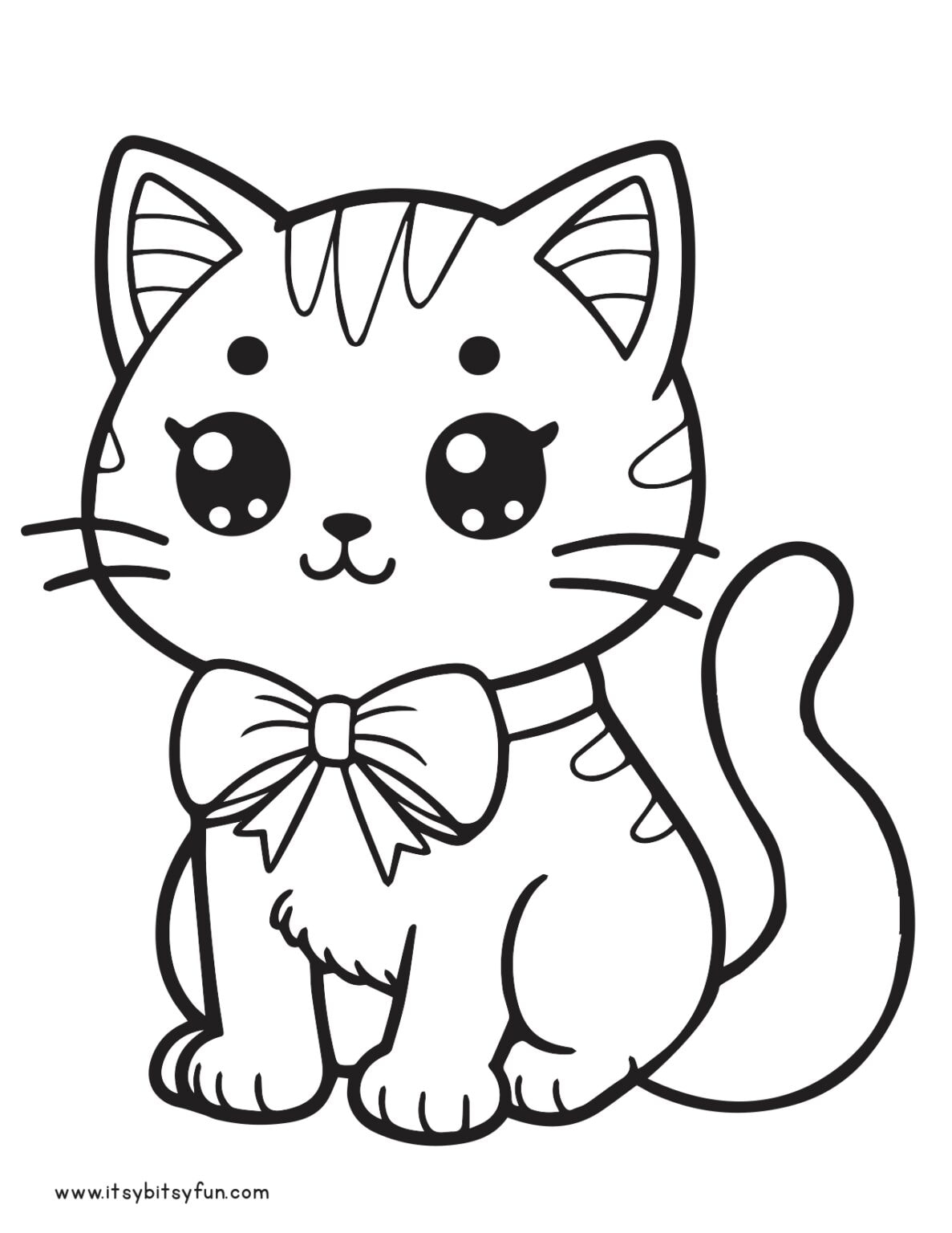 Free Printable Cat Coloring Pages For Kids Itsy Bitsy Fun Free Printable Cat Coloring Pages For Kids Itsy Bitsy Fun